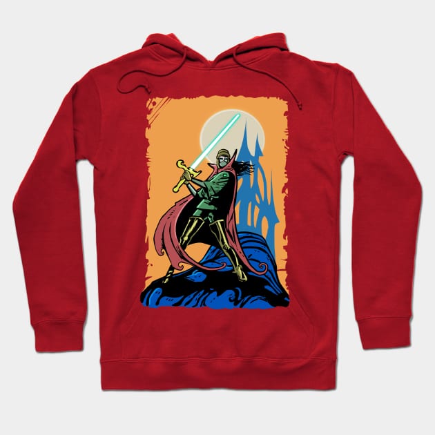 galaxy castle Hoodie by Lambdog comics!